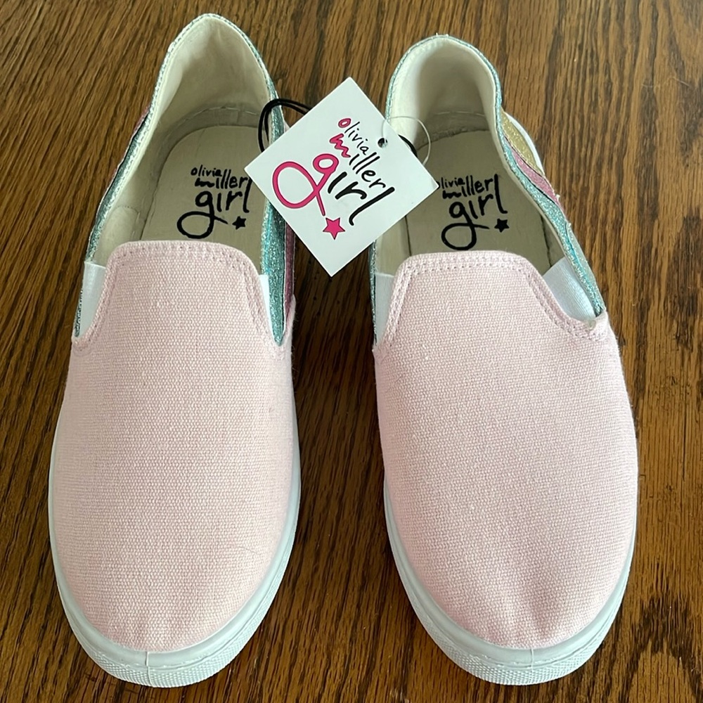 Olivia Miller Girl glitter fashion sneakers